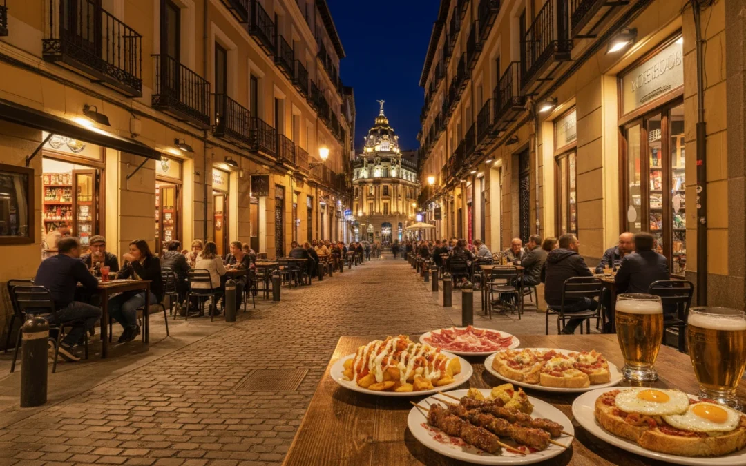 Ruta de tapeo para la tarde-noche entre Plaza de las Cortes y Gran Vía
